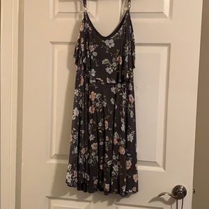 Torrid grey floral spring dress